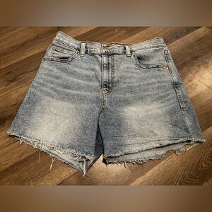 Signature by Levi Strauss Blue Jean Shorts high rise cut-offs basic summer